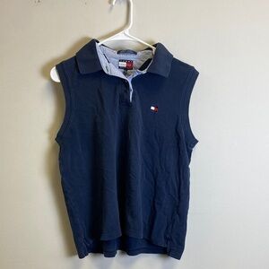Tommy Hilfiger Dark Blue Sleeveless Polo